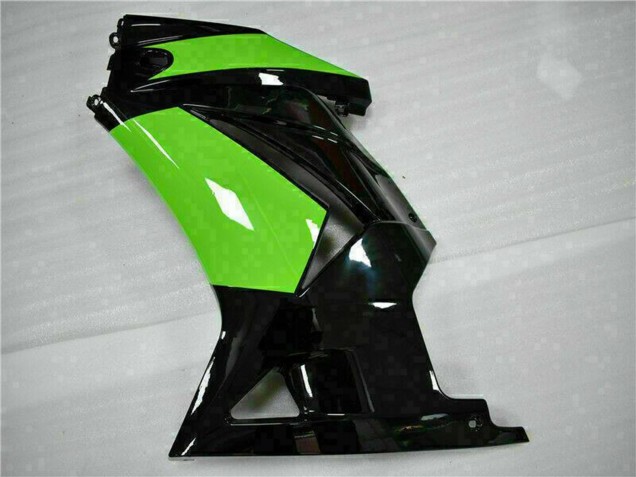 2008-2012 Kawasaki EX250 Motorcycle Fairings - Glossy Black Green UK Manufacturers
