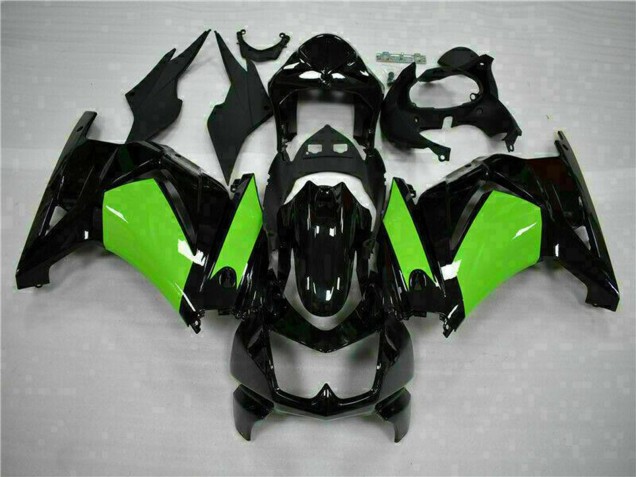 2008-2012 Kawasaki EX250 Motorcycle Fairings - Glossy Black Green UK Manufacturers