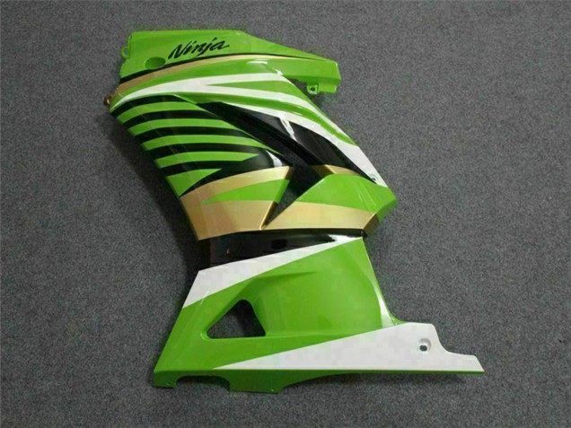 2008-2012 Kawasaki EX250 Motorcycle Fairing - Green White Black UK Manufacturers