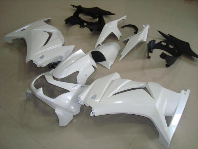 2008-2012 Kawasaki ZX250R Motorcycle Fairings - Pearl White UK Manufacturers