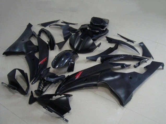 2008-2016 Yamaha YZF R6 Motorcycle Fairings - Glossy Black Matte Black UK Manufacturers