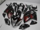2008-2020 Suzuki GSXR 1300 Hayabusa Motorcycle Fairings - Glossy Black Red UK Manufacturers