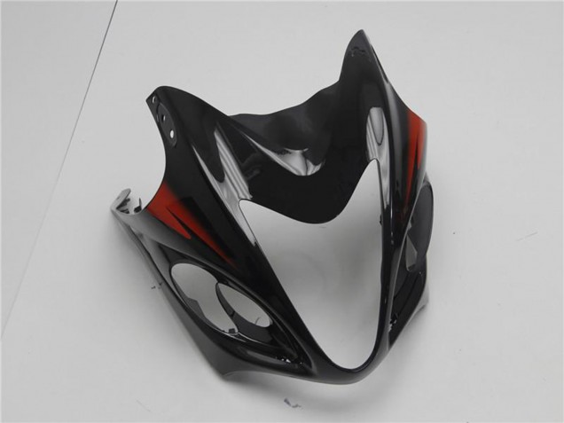 2008-2020 Suzuki GSXR 1300 Hayabusa Motorcycle Fairings - Glossy Black Red UK Manufacturers