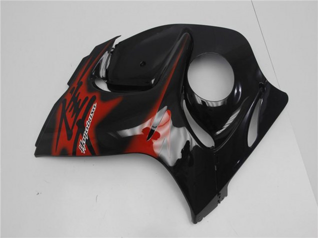 2008-2020 Suzuki GSXR 1300 Hayabusa Motorcycle Fairings - Glossy Black Red UK Manufacturers