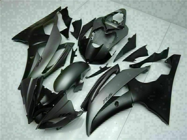 2008-2016 Yamaha YZF R6 Motorcycle Fairings - Grey Matte Black UK Manufacturers
