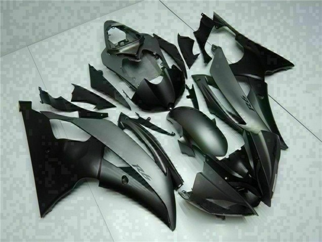 2008-2016 Yamaha YZF R6 Motorcycle Fairings - Grey Matte Black UK Manufacturers
