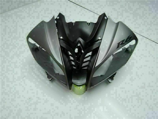 2008-2016 Yamaha YZF R6 Motorcycle Fairings - Grey Matte Black UK Manufacturers