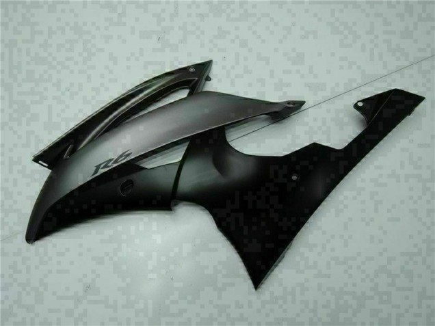 2008-2016 Yamaha YZF R6 Motorcycle Fairings - Grey Matte Black UK Manufacturers