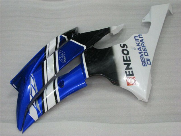 2008-2016 Yamaha YZF R6 Motorcycle Fairings - White Blue Black ENEOS Semakin Didepan UK Manufacturers