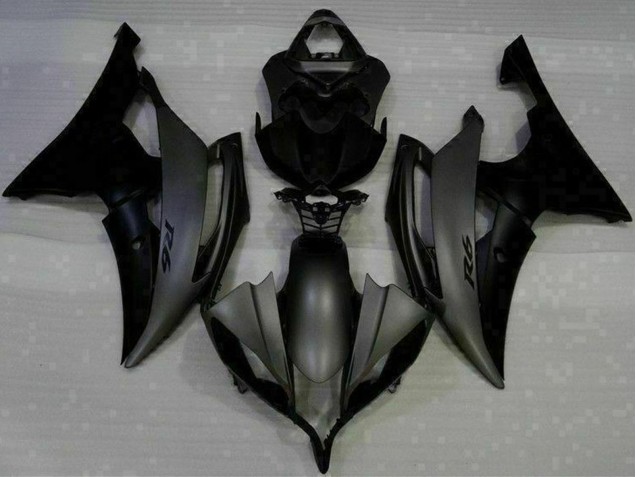 2008-2016 Yamaha YZF R6 Motorcycle Fairing - Matte Black UK Manufacturers
