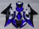 2008-2016 Yamaha YZF R6 Motorcycle Fairings - White Blue Matte Black UK Manufacturers