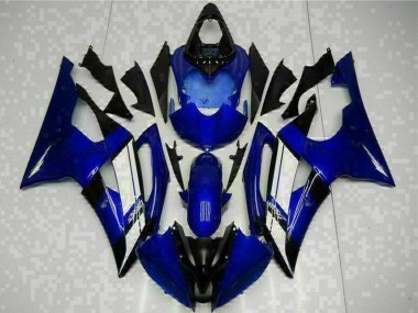 2008-2016 Yamaha YZF R6 Motorcycle Fairings - Blue White UK Manufacturers