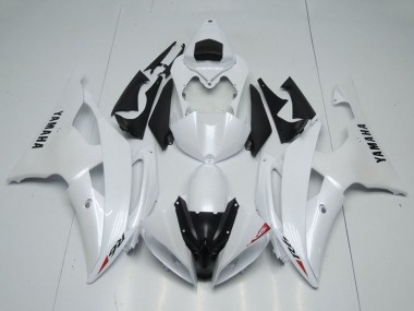 2008-2016 Yamaha YZF R6 Motorcycle Fairings - Glossy White UK Manufacturers