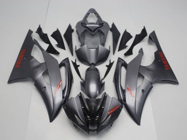 2008-2016 Yamaha YZF R6 Motorcycle Fairing - Grey Red Decals UK Manufacturers