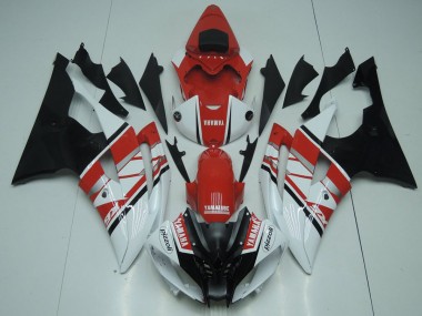 2008-2016 Yamaha YZF R6 Motorcycle Fairing - White Red Black UK Manufacturers