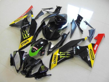 2008-2016 Yamaha YZF R6 Motorcycle Fairing - Yellow Red Glossy Black Green Monster Motul UK Manufacturers