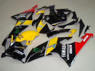 2008-2016 Yamaha YZF R6 Motorcycle Fairings - Yellow Red Glossy Black Green Monster Motul UK Manufacturers