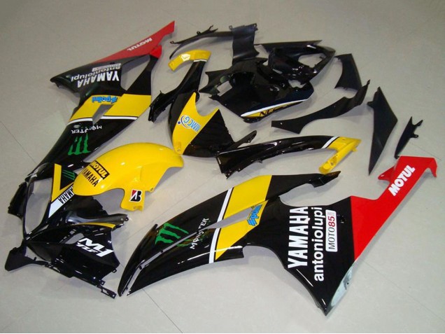 2008-2016 Yamaha YZF R6 Motorcycle Fairings - Yellow Red Glossy Black Green Monster Motul UK Manufacturers