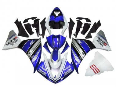 2009-2011 Yamaha YZF R1 Motorcycle Fairings - White Blue Black Yamalube ENEOS M1 UK Manufacturers
