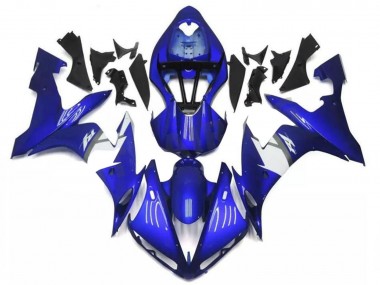 2009-2011 Yamaha YZF R1 Motorcycle Fairings - Blue White UK Manufacturers