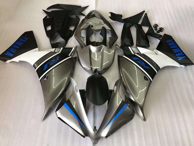 2009-2011 Yamaha YZF R1 Motorcycle Fairings - Silver White Blue UK Manufacturers
