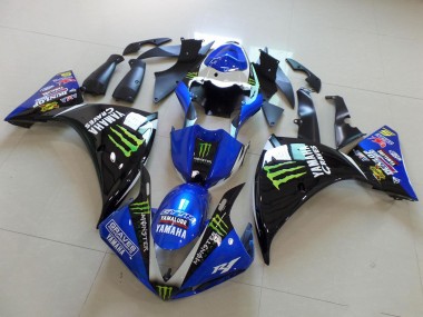 2009-2011 Yamaha YZF R1 Motorcycle Fairings - White Blue Black Green Monster Yamalube Graves UK Manufacturers