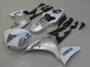 2009-2011 Yamaha YZF R1 Motorcycle Fairings - White Silver UK Manufacturers