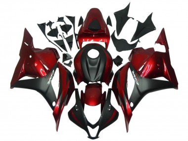 2009-2012 Honda CBR600RR Motorcycle Fairings - Red Matte Black UK Manufacturers
