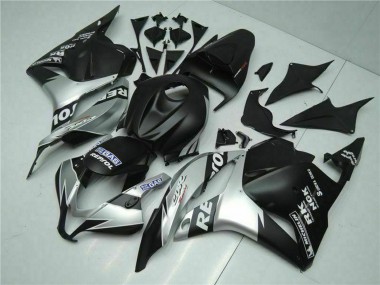 2009-2012 Honda CBR600RR Motorcycle Fairings - Silver Matte Black Repsol UK Manufacturers