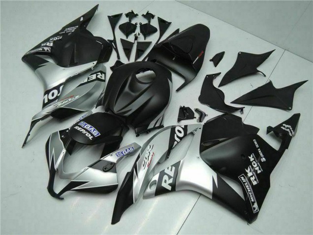 2009-2012 Honda CBR600RR Motorcycle Fairings - Silver Matte Black Repsol UK Manufacturers