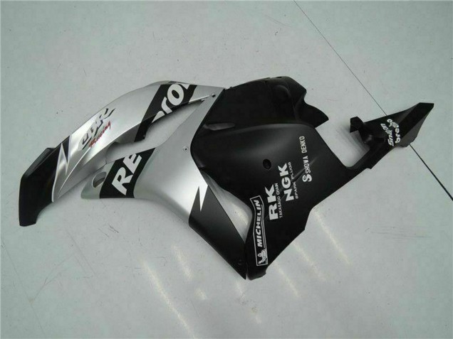 2009-2012 Honda CBR600RR Motorcycle Fairings - Silver Matte Black Repsol UK Manufacturers