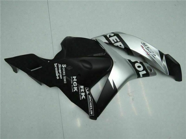 2009-2012 Honda CBR600RR Motorcycle Fairings - Silver Matte Black Repsol UK Manufacturers