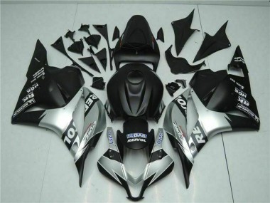 2009-2012 Honda CBR600RR Motorcycle Fairings - Silver Matte Black Repsol UK Manufacturers