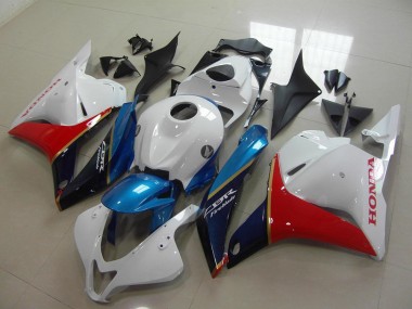 2009-2012 Honda CBR600RR Motorcycle Fairing - White Blue Red Glossy Black UK Manufacturers
