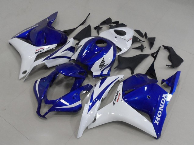 2009-2012 Honda CBR600RR Motorcycle Fairings - White Blue UK Manufacturers