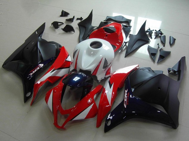 2009-2012 Honda CBR600RR Motorcycle Fairings - White Red Dark Blue Glossy Black UK Manufacturers