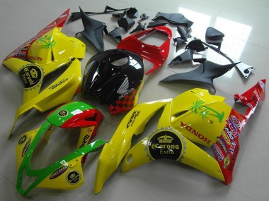 2009-2012 Honda CBR600RR Motorcycle Fairings - Yellow Red Green Glossy Black Corona Extra UK Manufacturers