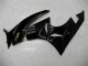 2009-2012 Kawasaki ZX6R Motorcycle Fairings - Glossy Black Gold Ninja UK Manufacturers