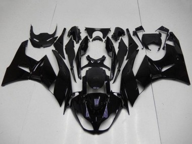 2009-2012 Kawasaki ZX6R Motorcycle Fairings - Glossy Black UK Manufacturers