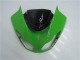 2009-2012 Kawasaki ZX6R Motorcycle Fairing Kits - Green Glossy Black UK Manufacturers