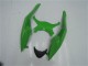2009-2012 Kawasaki ZX6R Motorcycle Fairing Kits - Green Glossy Black UK Manufacturers
