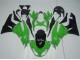 2009-2012 Kawasaki ZX6R Motorcycle Fairing Kits - Green Glossy Black UK Manufacturers