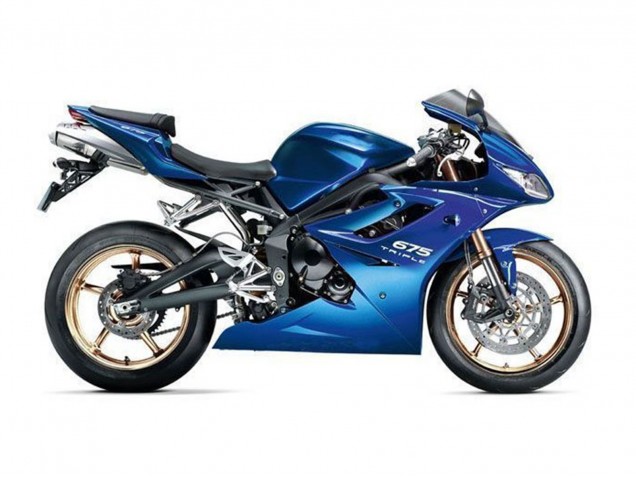 2009-2012 Triumph Daytona 675 Triple Motorcycle Fairings - Blue UK Manufacturers