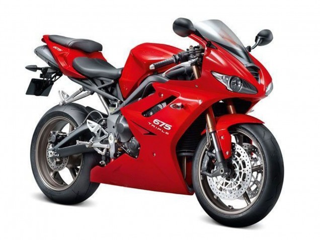 2009-2012 Triumph Daytona 675 Triple Motorcycle Fairing - Red UK Manufacturers