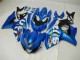 2009-2016 Suzuki GSXR 1000 Motorcycle Fairing Kits - Blue Green White UK Manufacturers