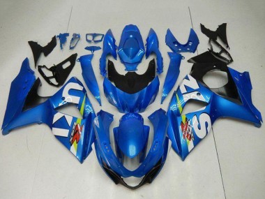 2009-2016 Suzuki GSXR 1000 Motorcycle Fairing Kits - Blue Green White UK Manufacturers