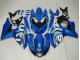 2009-2016 Suzuki GSXR 1000 Motorcycle Fairing Kits - Blue Green White UK Manufacturers