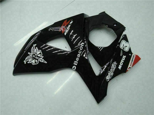 2009-2016 Suzuki GSXR 1000 Motorcycle Fairings - Glossy Black Red Beacon Motul UK Manufacturers