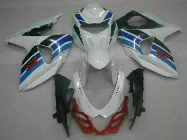 2009-2016 Suzuki GSXR 1000 Full Motorcycle Fairings - White Blue Black UK Manufacturers