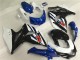 2009-2016 Suzuki GSXR 1000 Full Motorcycle Fairing Kits - White Blue Black UK Manufacturers